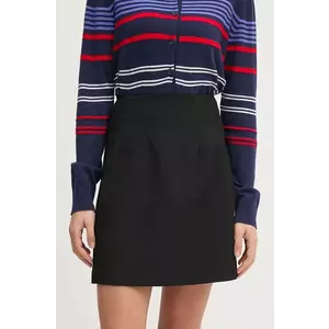 United Colors of Benetton fusta culoarea negru, mini, evazati, 4OIGD003Y imagine