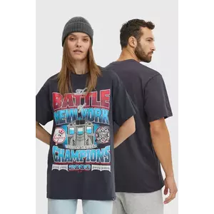 47 brand tricou din bumbac MLB New York Yankees culoarea albastru marin, cu imprimeu, BU017TMYIHQ632878VN imagine