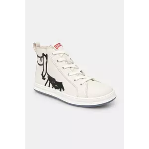 Camper tenisi de piele pentru copii TWS culoarea bej, K900261.009 imagine