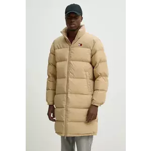 Tommy Jeans geaca de puf barbati, culoarea bej, de iarna, DM0DM20605 imagine