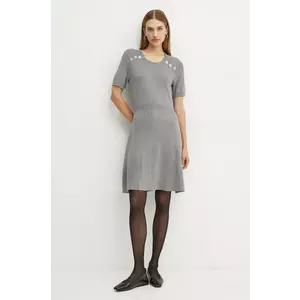 Morgan rochie RMIXBO culoarea gri, mini, evazată, RMIXBO imagine