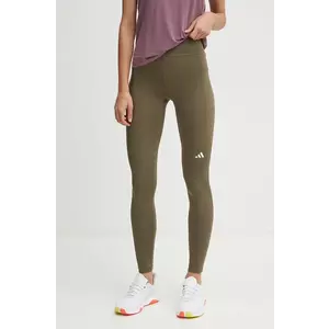 adidas Performance leggins de alergare Own The Run culoarea verde, cu imprimeu, IX2867 imagine