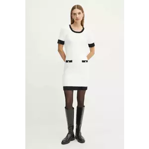 Morgan rochie RMACHA culoarea alb, mini, mulată, RMACHA imagine