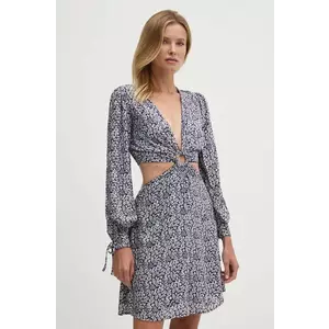 Pepe Jeans rochie NORMAN culoarea bleumarin, mini, evazată, PL953561 imagine