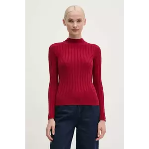 Pepe Jeans pulover IZABEL TURTLENECK femei, culoarea rosu, PL702224 imagine