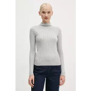 Pepe Jeans pulover IZABEL TURTLENECK femei, culoarea gri, PL702224 imagine