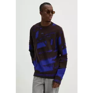 A-COLD-WALL* pulover de lână Frontage Knit Crewneck bărbați, ACWMK169 imagine