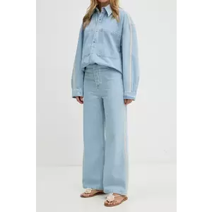 Nanushka jeansi JOSINE femei, NW24PFOW17252 imagine