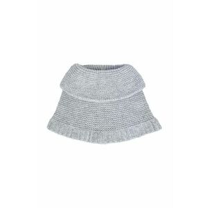 Jamiks fular pentru copii cu amestec de lână EWAN culoarea gri, neted, JZH412 imagine