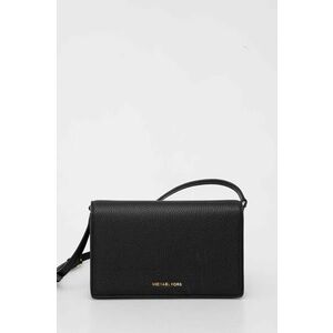 MICHAEL Michael Kors poseta de piele culoarea negru imagine