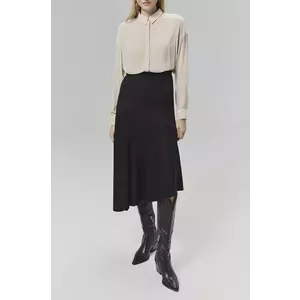 Answear Lab fustă culoarea negru, midi, evazati imagine
