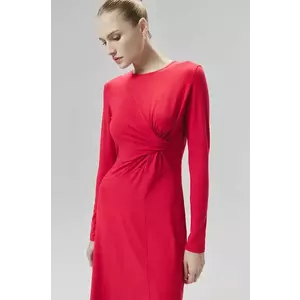 Answear Lab rochie culoarea rosu, mini, evazată imagine