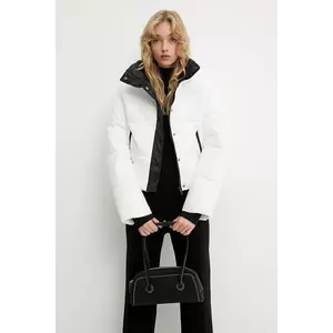 Answear Lab geaca femei, culoarea alb, de iarna, oversize imagine