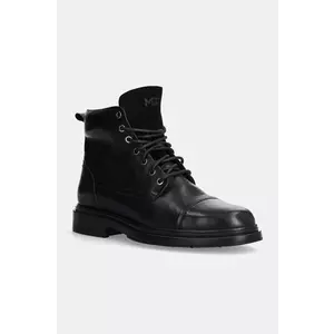 Medicine ghete de piele barbati, culoarea negru imagine