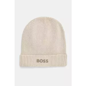 Boss Green caciula din amestec de lana BOSS GREEN culoarea negru imagine