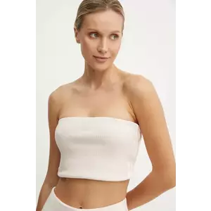 adidas Originals top Femme Galore Rib Tube Top culoarea roz, JN3025 imagine