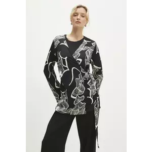 Answear Lab cămașă femei, culoarea negru, regular imagine