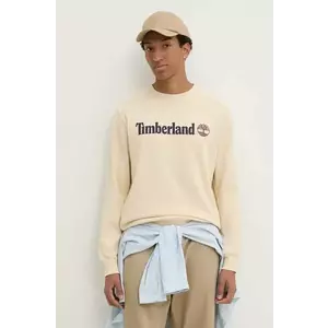 Timberland bluza barbati, culoarea bej, cu imprimeu, TB0A5UJYEFL1 imagine