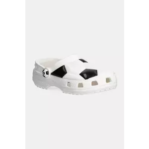 Crocs slapi copii CLASSIC SOCCER BALL CLOG culoarea alb, 210157 imagine