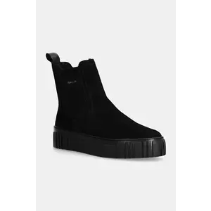 Gant botine Snowmont femei, culoarea negru, cu platforma, izolat, 29553786 G00 imagine