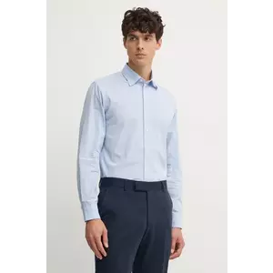 United Colors of Benetton camasa din bumbac barbati, cu guler clasic, regular, 53ZDUQ04A imagine