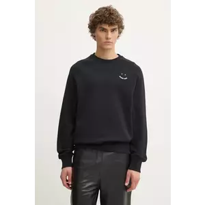 PS Paul Smith hanorac de bumbac barbati, culoarea negru, neted, M2R.958XE.N22126 imagine