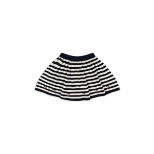 Konges Sløjd fusta din bumbac pentru copii VENTON KNIT SKIRT GOTS culoarea albastru marin, mini, evazati, KS101724 imagine