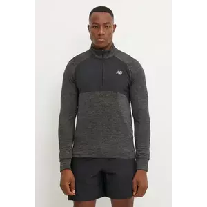 New Balance hanorac de jogging Athletics Heat Grid culoarea negru, modelator, MT43204BK imagine