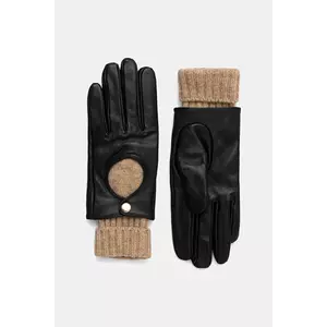 Medicine manusi de piele femei, culoarea negru imagine