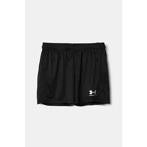 Under Armour pantaloni scurti copii G s Ch. Knit Short culoarea negru, cu imprimeu, talie reglabila, 1379457 imagine