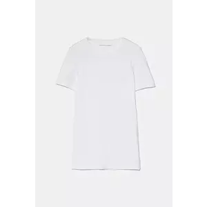 United Colors of Benetton tricou de bumbac pentru copii culoarea alb, 3FZ10M00D imagine