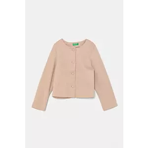 United Colors of Benetton cardigan copii culoarea roz, 2SQBGN03F imagine