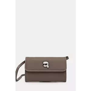 Karl Lagerfeld portofel femei, culoarea maro, 245W3218 imagine