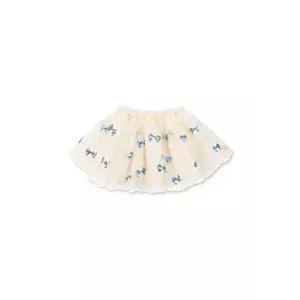 Konges Sløjd fusta fete YVONNE SKIRT culoarea bej, mini, evazati, KS101759 imagine