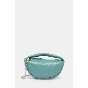 By Far poseta de piele Baby Cush culoarea turcoaz, MWBTH014LL002BL052PL imagine