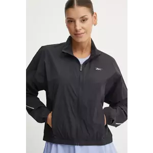 Reebok jachetă de alergare Speed culoarea negru, de tranzitie, oversize, 100205704 imagine