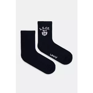 Levi's sosete 2-pack culoarea albastru marin, 37157-1174 imagine