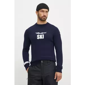 Rossignol pulover Signature barbati, culoarea albastru marin, light, RLMMO11 imagine