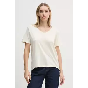 Pepe Jeans tricou FABIANA femei, culoarea bej, PL505953 imagine