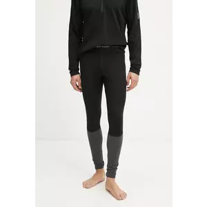 Icebreaker jambiere funcționale 260 ZoneKnit culoarea negru, IB0A56HG0911 imagine