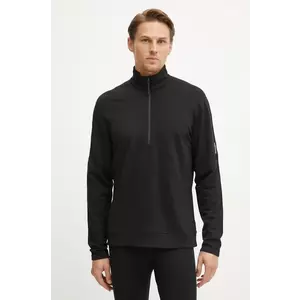 Icebreaker hanorac Merino 360 Realfleece Elemental culoarea negru, neted, IB0A571S0011 imagine