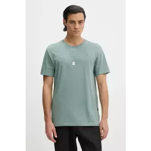 G-Star tricou din bumbac bărbați, culoarea alb, uni, D16411-336 imagine