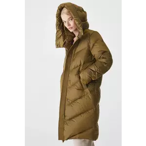 Medicine palton de puf femei, culoarea verde, de iarna imagine