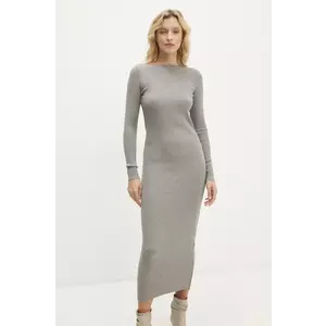 Answear Lab rochie culoarea gri, maxi, mulată imagine