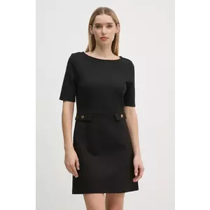 Gaudi rochie culoarea negru, mini, dreaptă, 421BD14006 imagine