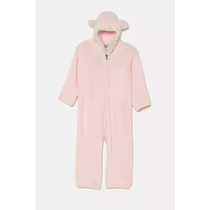 Columbia combinezon bebe Tiny Bear Bunting culoarea roz, 1523741 imagine