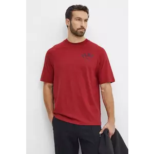 Puma tricou Classics Play Paris bărbați, culoarea rosu, uni, 626767 imagine