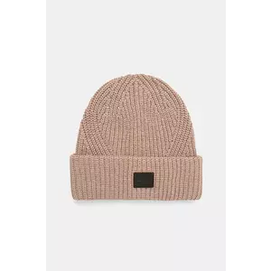 AllSaints caciula din amestec de lana culoarea portocaliu imagine