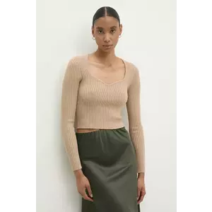 Answear Lab pulover femei, culoarea maro, light imagine
