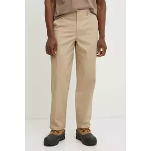 New Balance pantaloni Athletics Standard Pant 30" barbati, culoarea bej, drept, MP43560SOT imagine